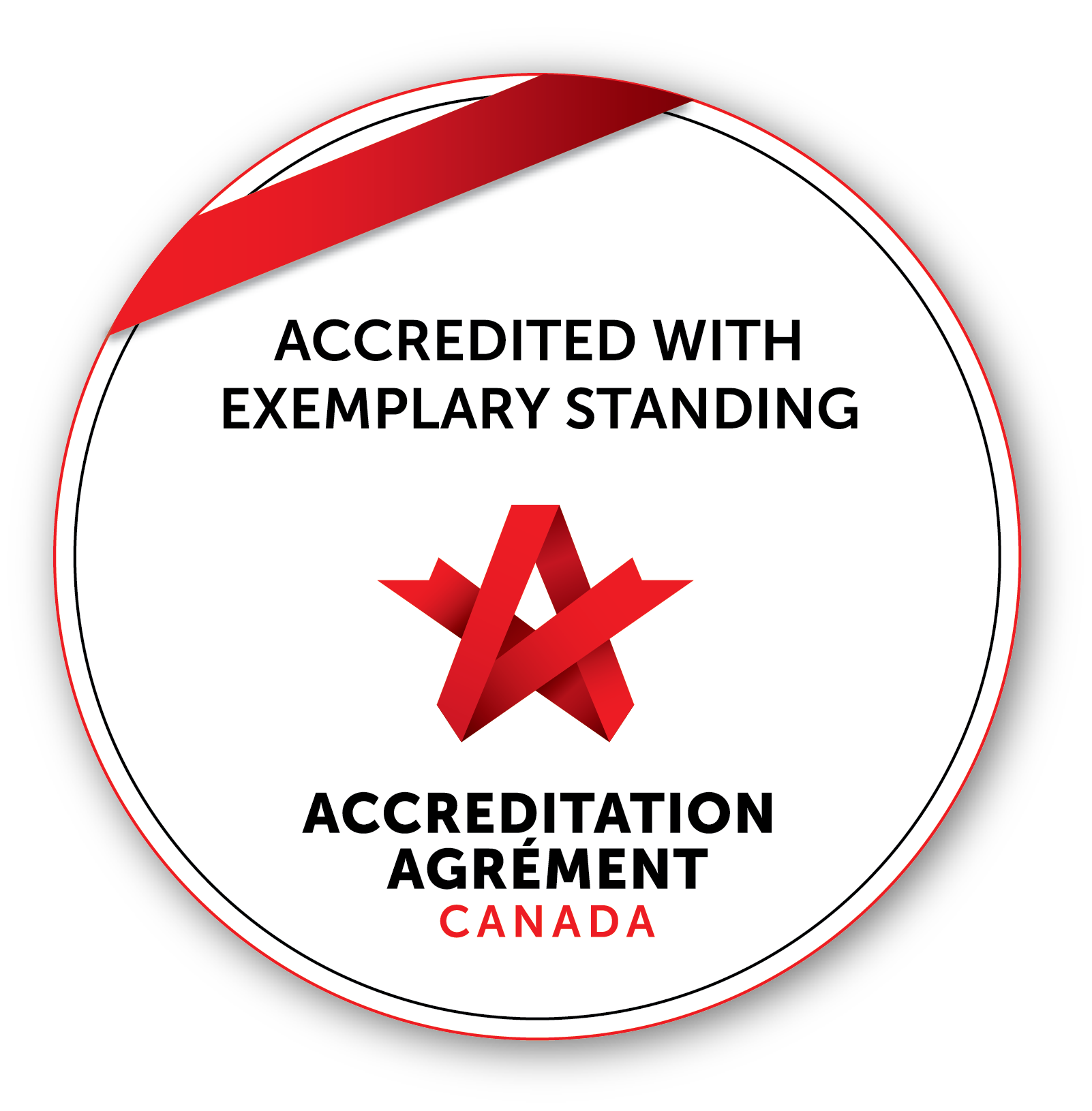 Accredited with Exemplary Standing - Accreditation Canada