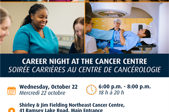 Career Night at the Cancer Centre!