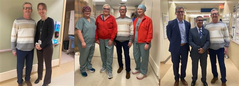 Nickel Belt MP Jim Bélanger Visits HSN