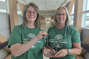 Health Sciences North staff member recognized as Provincial Organ Donation Champion