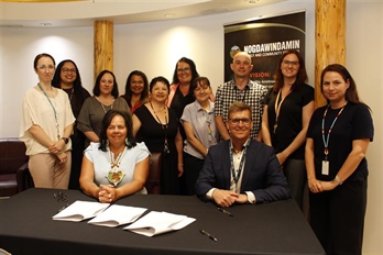 HSN and Nogdawindamin formalize partnership through Protocol Agreement
