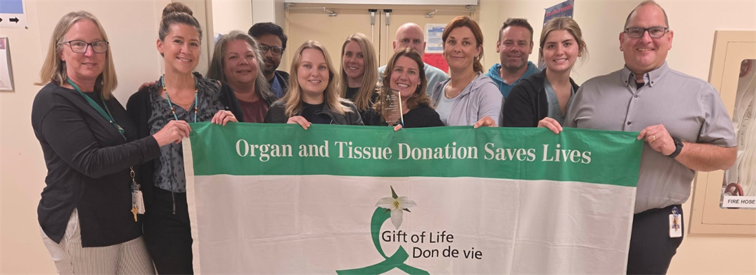 Health Sciences North Recognized for Excellence in Organ and Tissue Donation