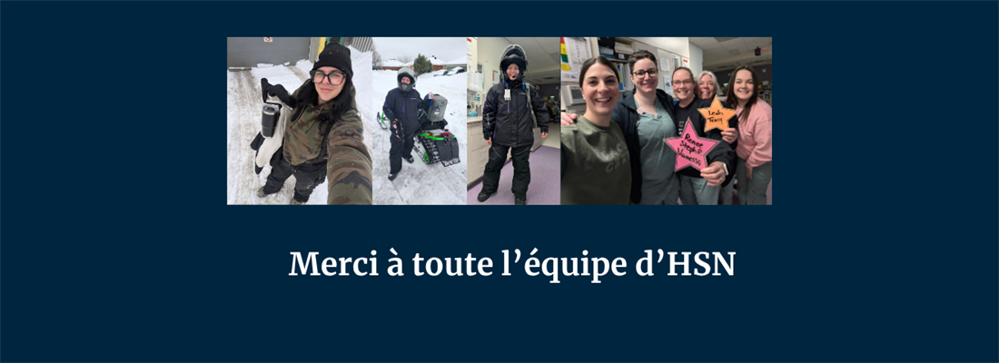 Merci à toute l’équipe d’HSN