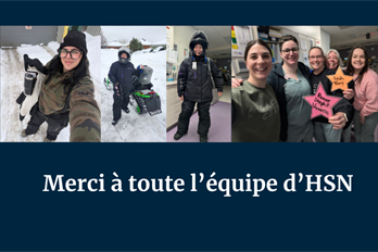 Merci à toute l’équipe d’HSN