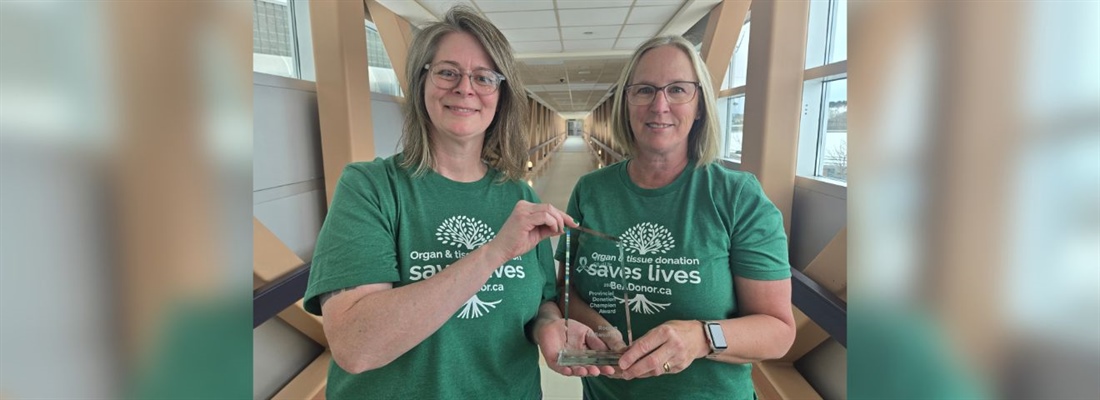 Une employée d’Horizon Santé-Nord reconnue comme championne provinciale du don d’organes