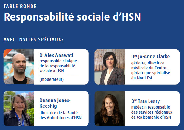 Invités du table ronde Responsabilité sociale d'HSN
